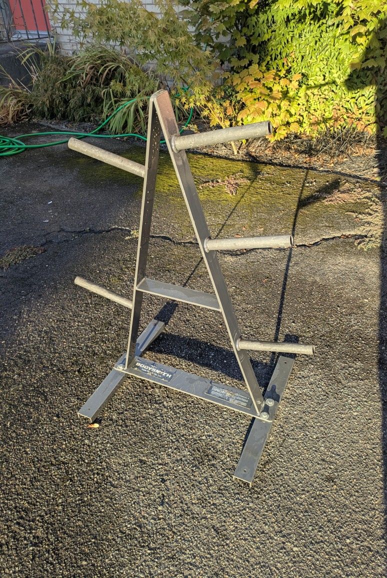 BodySmith 5-Post Weight Tree for 1" Standard Weight Plates