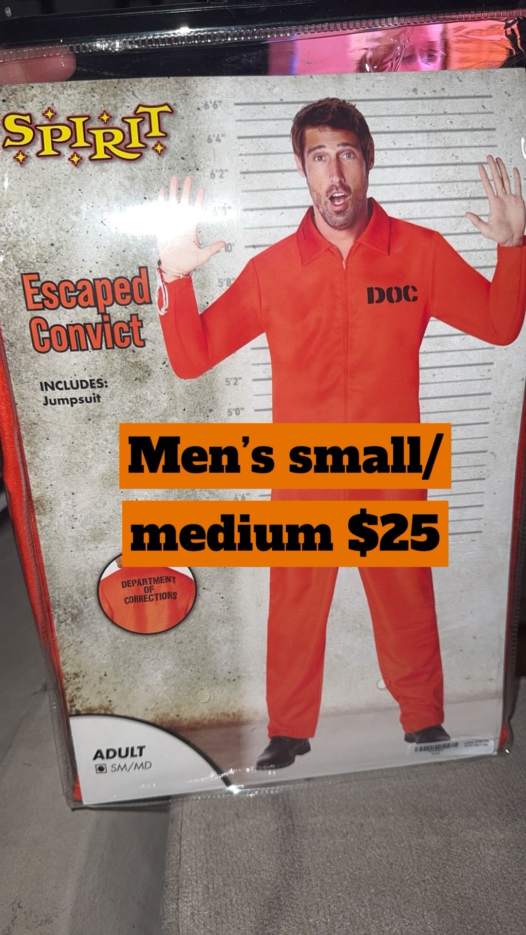 Men’s New Small/medium Costume
