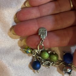 Seahawks charm bracelet 