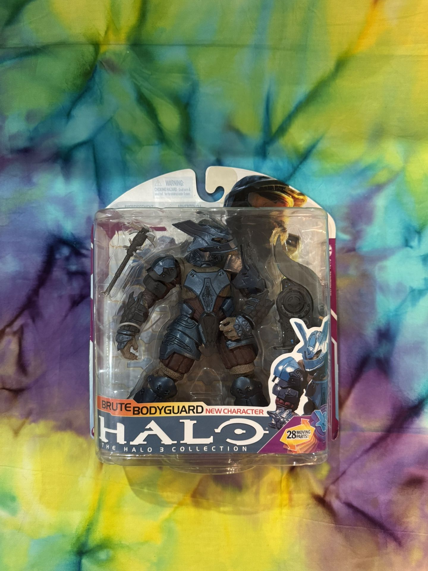 HALO 3 - Blue Brute Bodyguard Action Figure 2009 McFarlane Toys