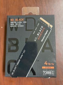 WD Black SN850X 4TB NVMe SSD