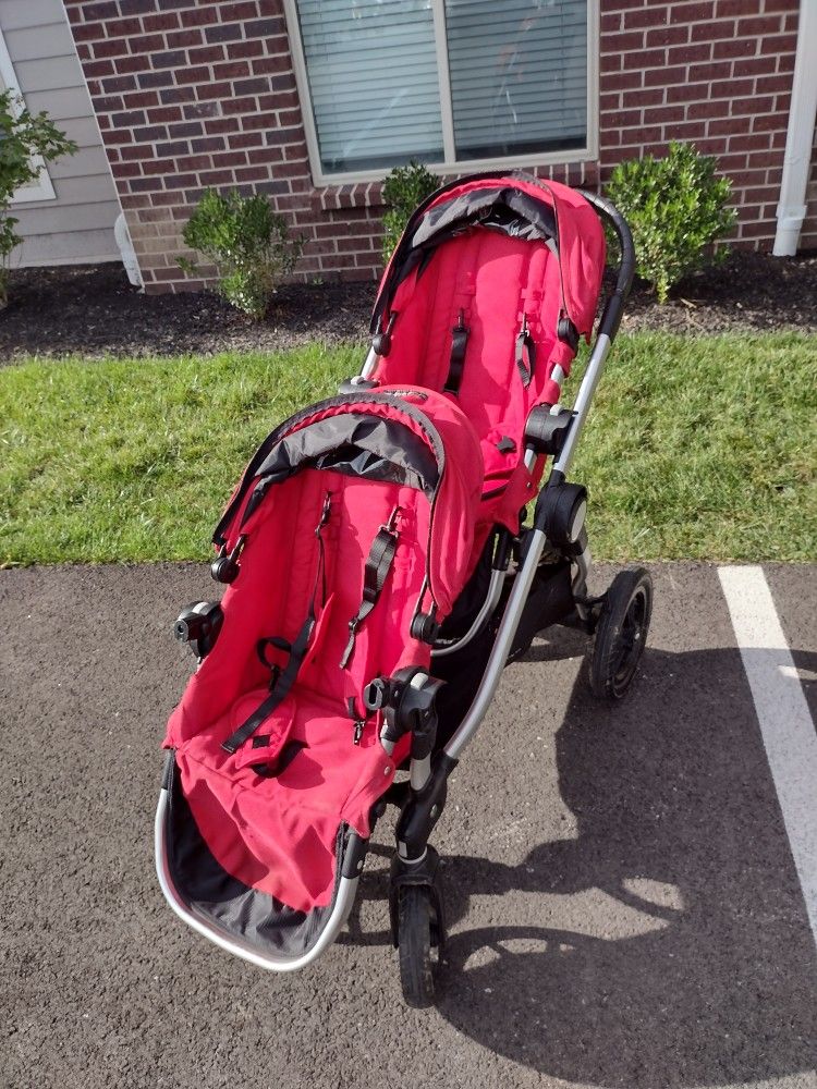 Double Stroller - Red