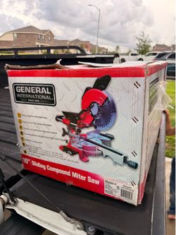 10” sliding compund miter saw