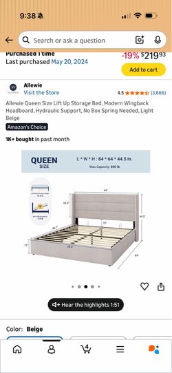 Queen bed set