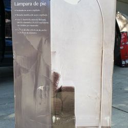 DSI LIGHTING 70 in. Brushed Steel Arc Floor Lamp