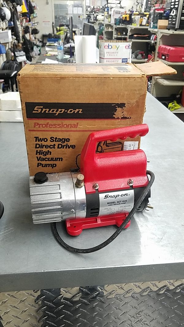 Snap On ACT1520 2 Stage Vacuum Pump for Sale in Phoenix, AZ OfferUp