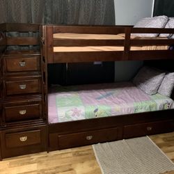 Wood Twin Size Bed
