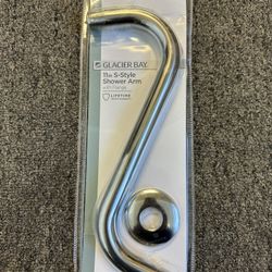 Glacier Bay 11” S-Style Shower Arm with Flange – New in Package