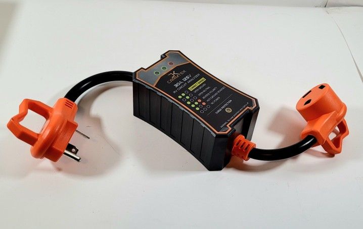 Portable RV Surge Protector 30 Amp RV Circuit Analyzer Integrated Surge Protect
