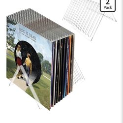 Clear Acrylic Vinyl Record Stand 