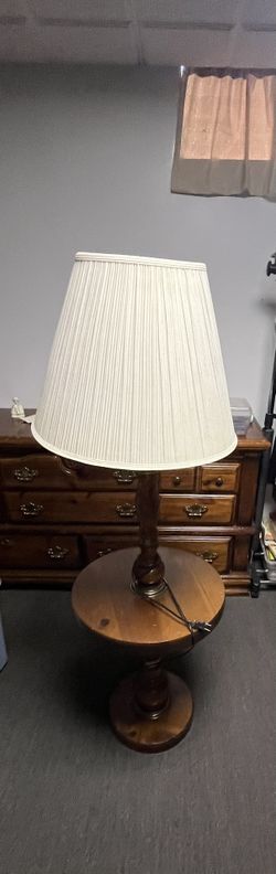 Table. Lamp