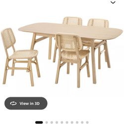 Dining Table And 4 Chairs (IKEA)