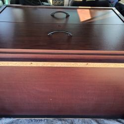 (2  - Drawer) Cherry Wood Finish Design Executive Horizontal Filing Cabinet For Sale!!!
