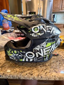 O'Neal 2 SRS Attack Black / Neon Helmet Youth S - 0200-472