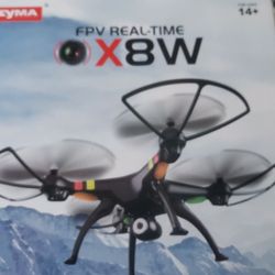 Syma X8W 2.4Ghz 4CH RC Headless FPV (Real Time) Quadcopter with WiFi Camera - Black

