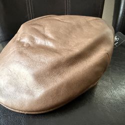 Goorin Bros Leather Flat Cap (New w/ Tags) 