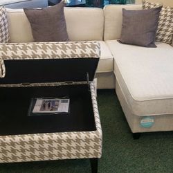Sectional And Ottoman