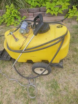 15 gallons of pest or weed control.