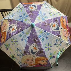 Girls Frozen Umbrella 