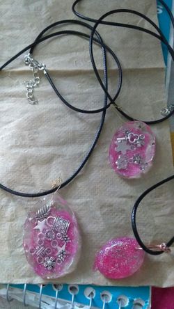 Hand made assorted charm pendants