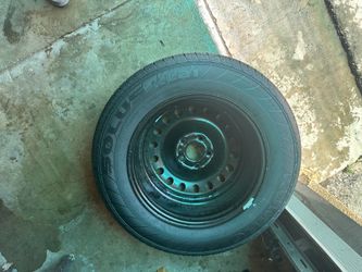 Brand new tire with rim