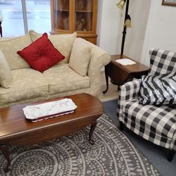 Christopher Knight Black and White Checkered Armchair