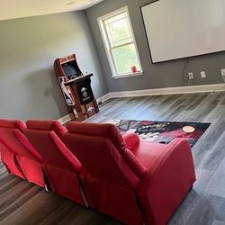 Complete Theatre System With New Couches