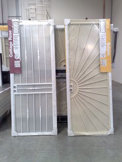 36"x96" security screen door