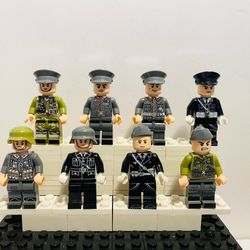 High Command Army Men Minifigures | New Custom Compatible LEGO Toys