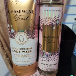 Bath Body Champagne Toast