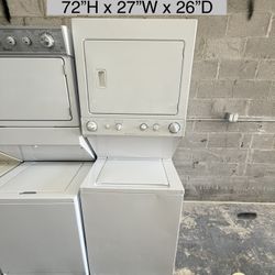 Frigidaire Combo 27”W Washer And Dryer Stackable Electric (#322)