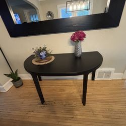 IKEA Bekant Black Semi-circle Desk/Table