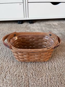 Several Longaberger baskets