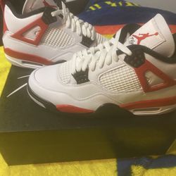 Jordan 4 Red Cement Size 10 Men