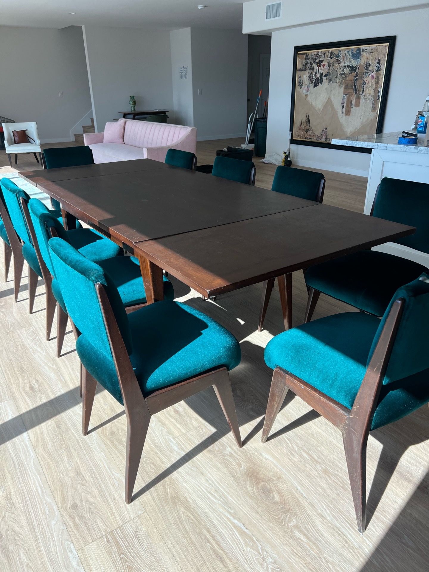 dining table with 10 chairs