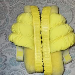 Yellow UGG Scrunchita Slippers