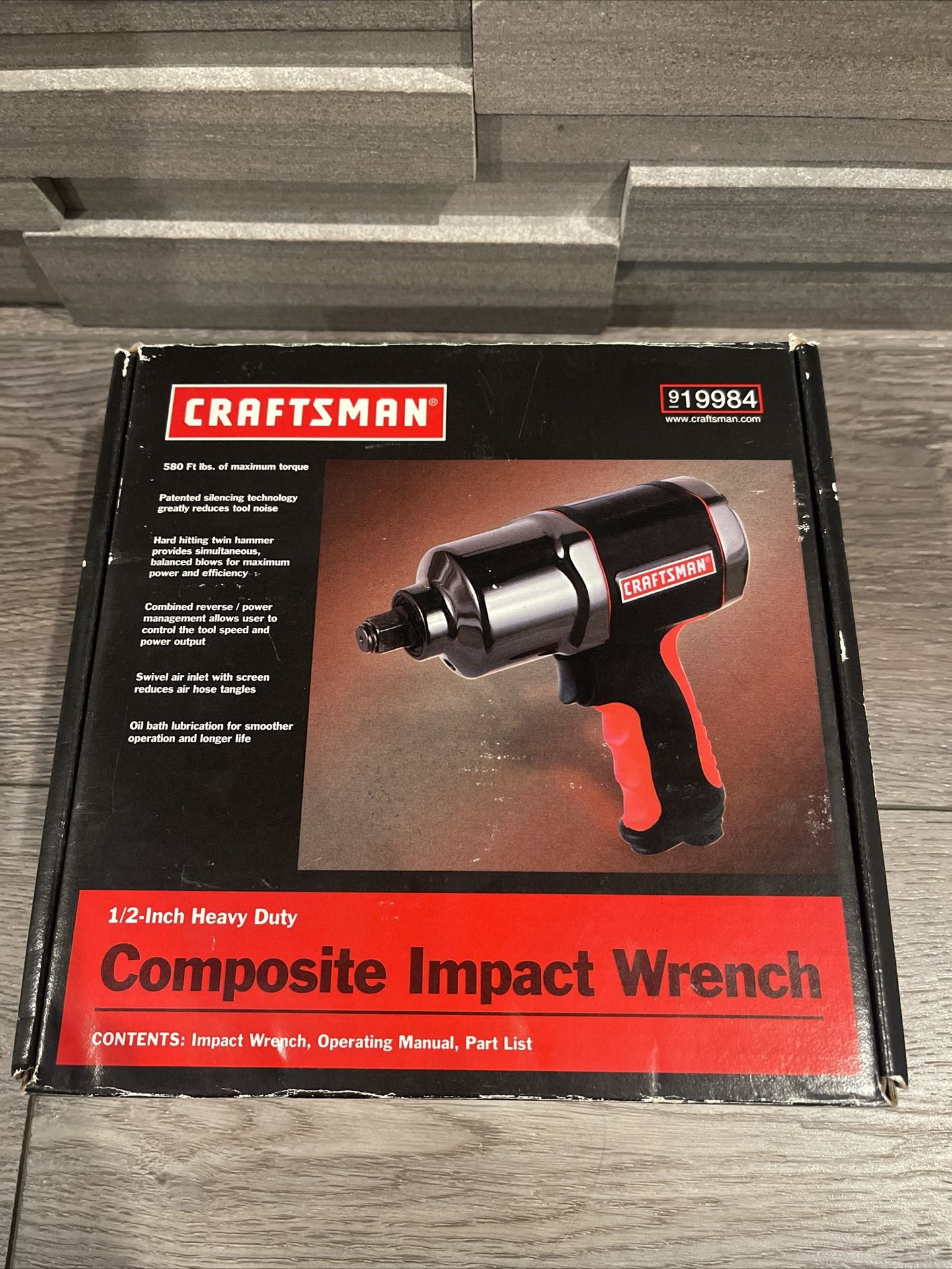 Craftsman Heavy Duty Composite 1/2'' Air Impact Wrench 919984