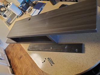 Wall Mounted TV Stand- Dark Grey