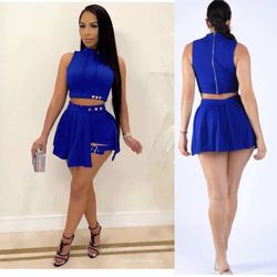 Blue Two Piece Set 