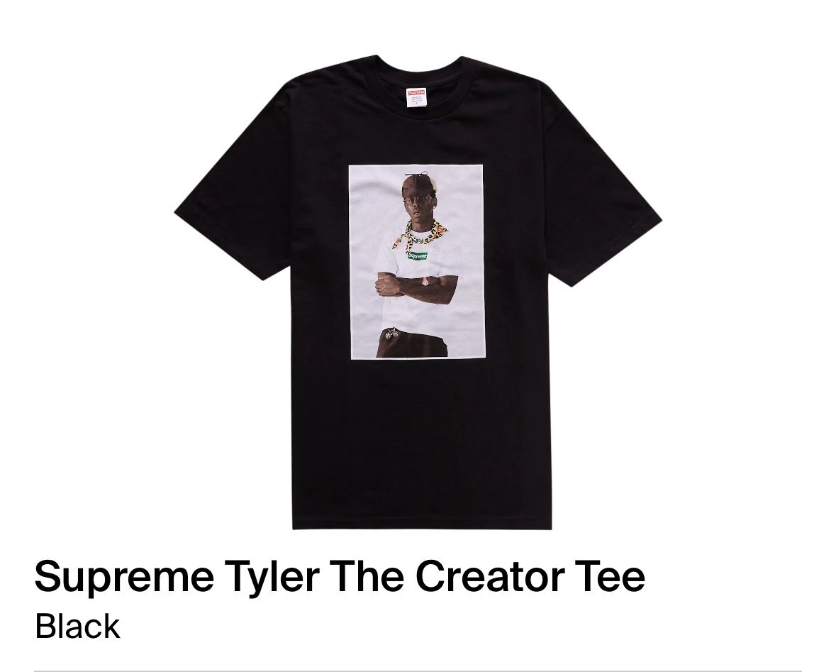 Supreme Tyler the Creator Photo Tee FW24 Black Small