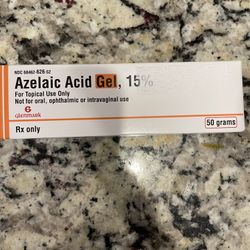 Azelaic Acid Gel 15% Prescription Strength Acne  Medication 