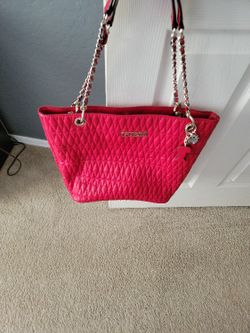 Red Guess Tote Handbag