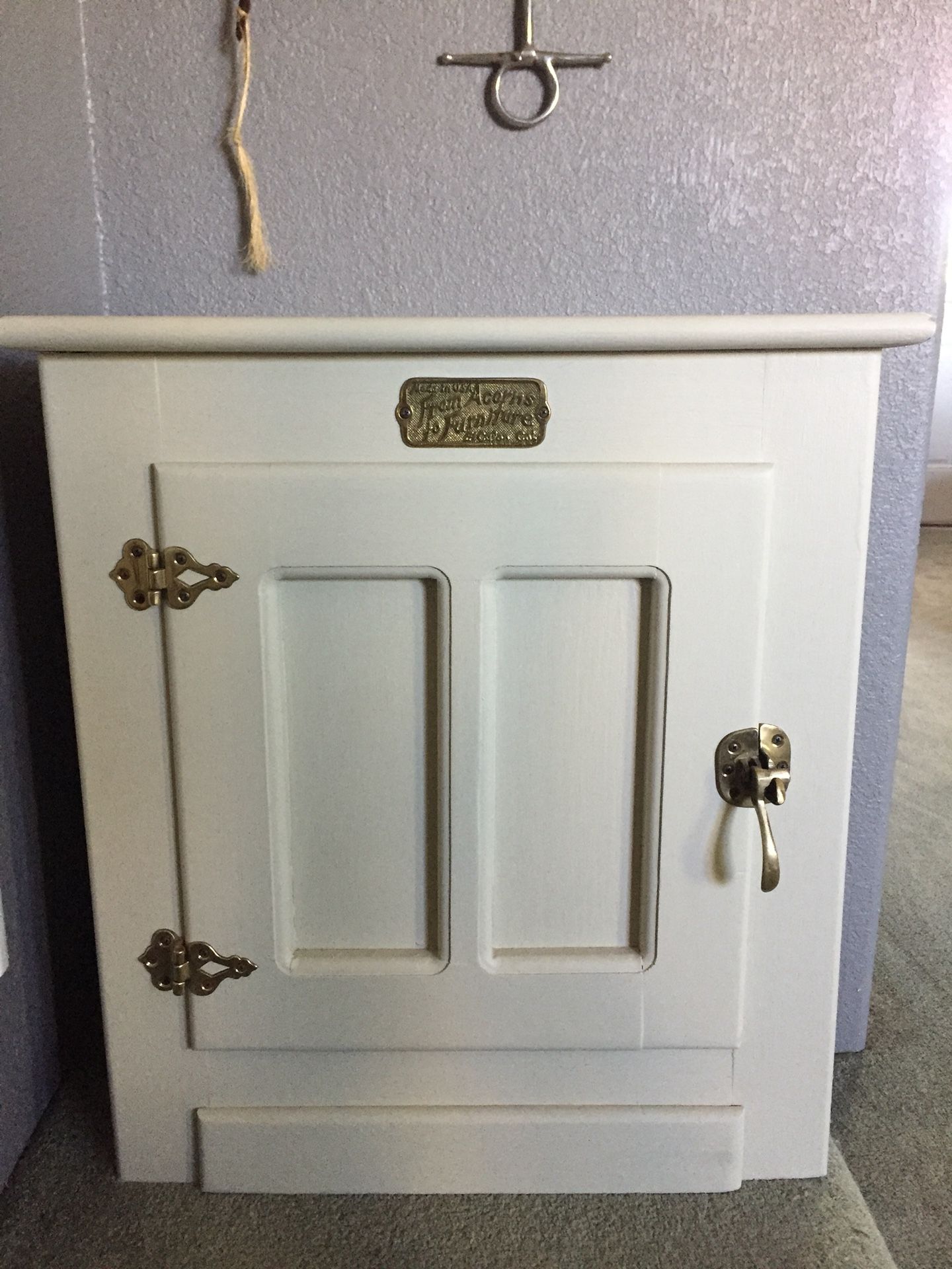 Old Side Table Cabinet Restored