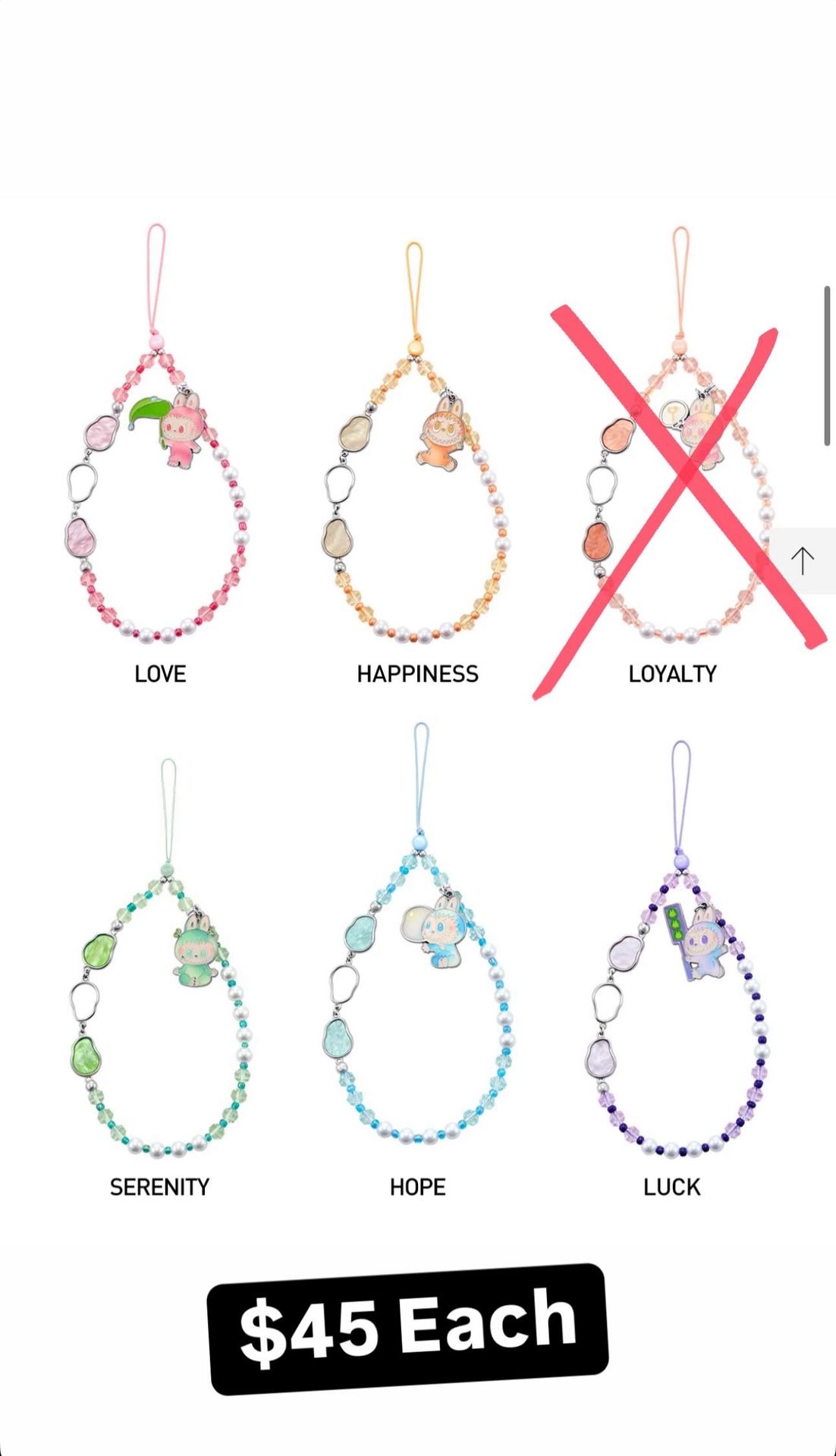 LABUBU - PHONE CHARMS 5 LEFT!!!