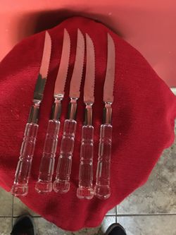 Stake knives stainless steel