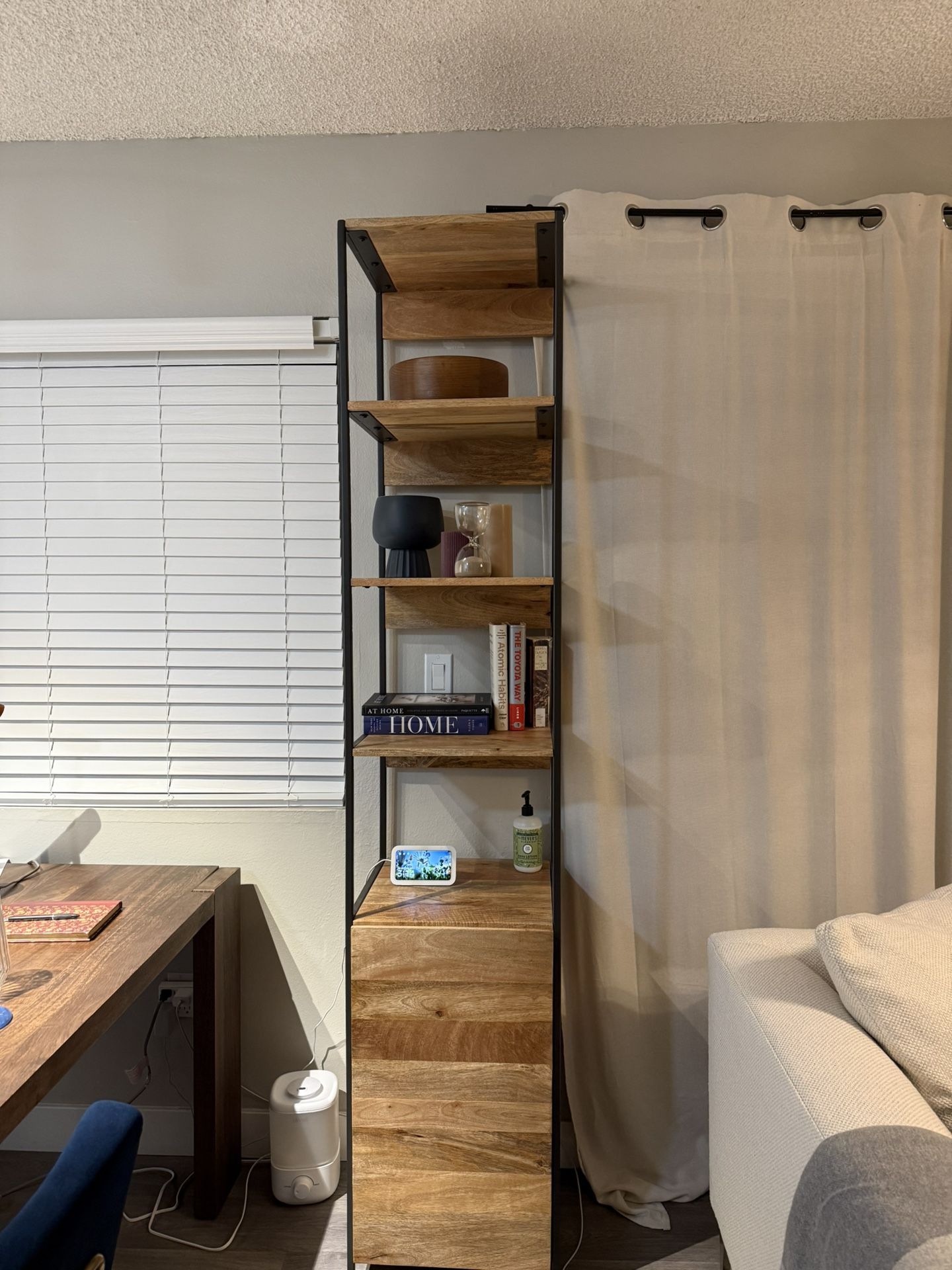 West Elm Metal And Wood Storage Tower
