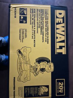 DEWALT 7-1/4-in 20-volt max Single Bevel Sliding Compound Cordless Miter Saw