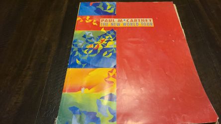 Paul McCartney concert program