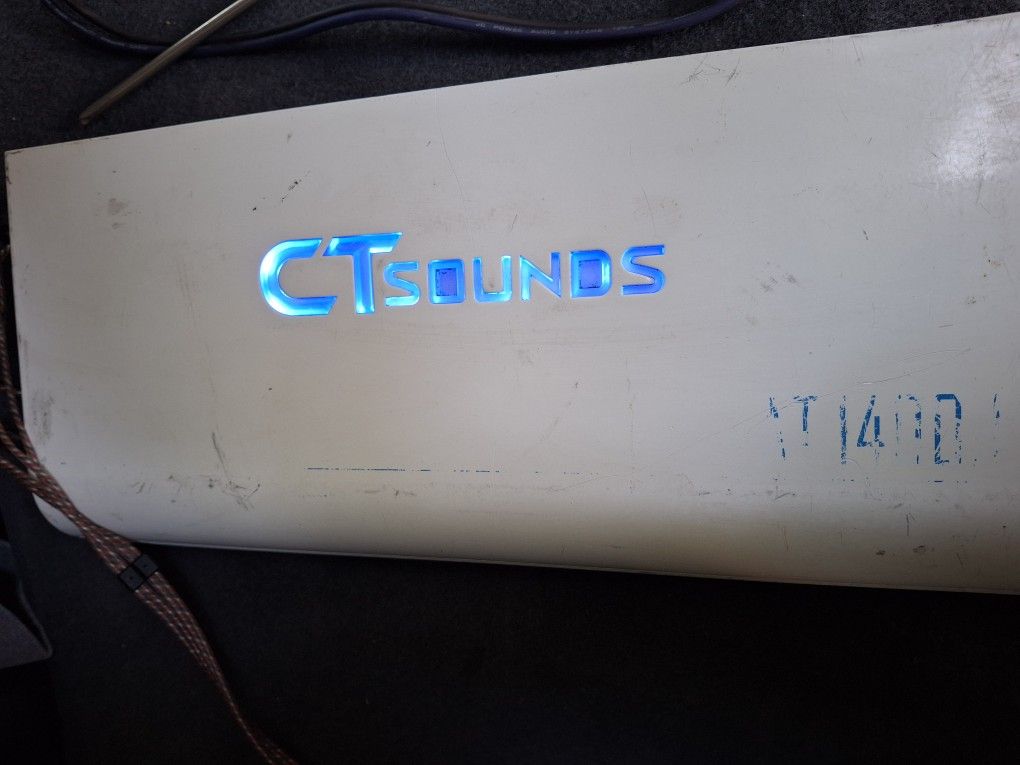 AMPLIFICADOR AMPLIFIER CT SOUNDS 1400.1 MONO BLOCK GOOD CONDICIÓN ABLO ESPAÑOL