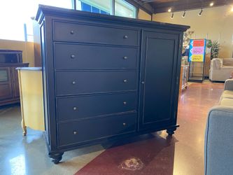 Large Wardrobe with Five Drawers and Shelving
